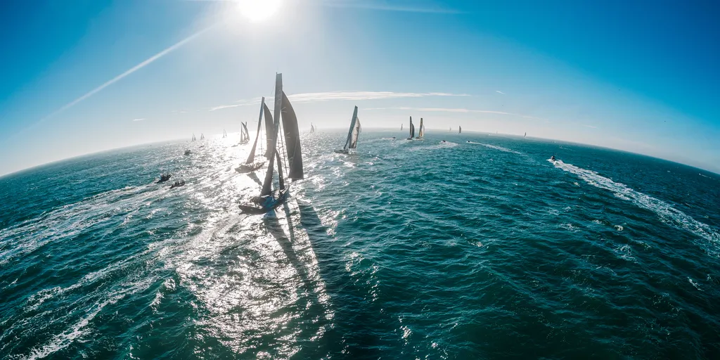 Illustration départ du Vendée Globe