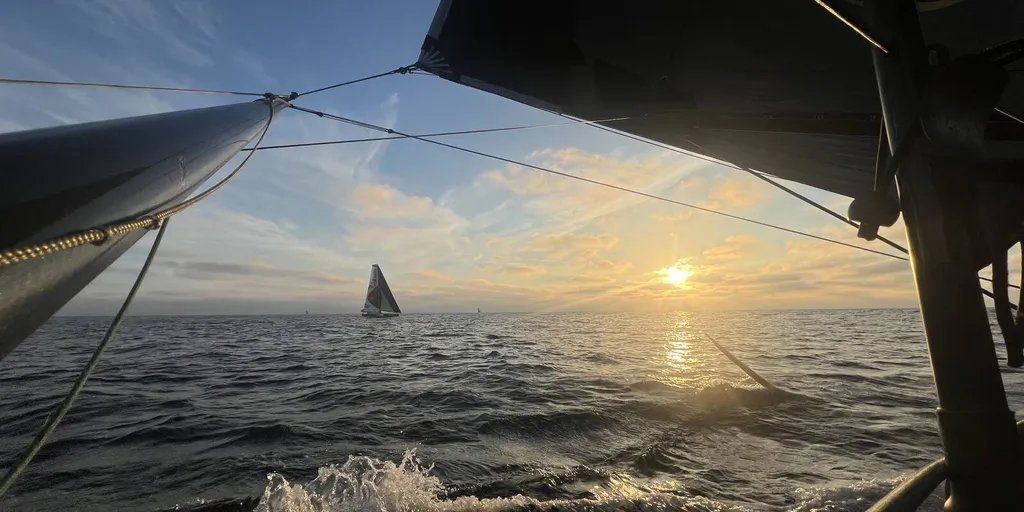 RACE, NOVEMBER 10, 2024 : Photo sent from the boat L’Occitane en Provence during the Vendee Globe sailing race on November 10, 2024. (Photo by skipper Clarisse Crémer)