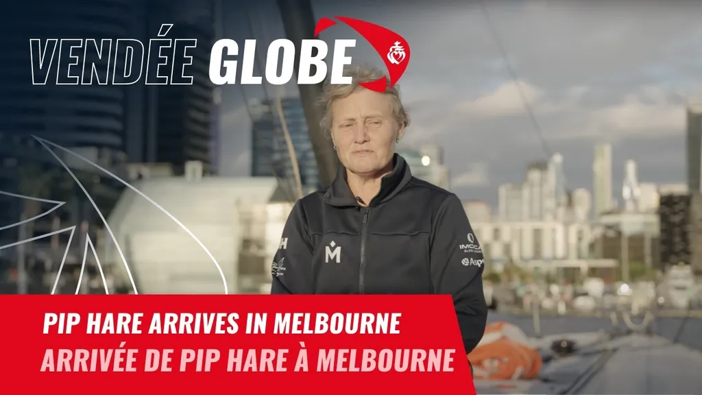 Pip Hare arrives in Melbourne | Vendée Globe 2024