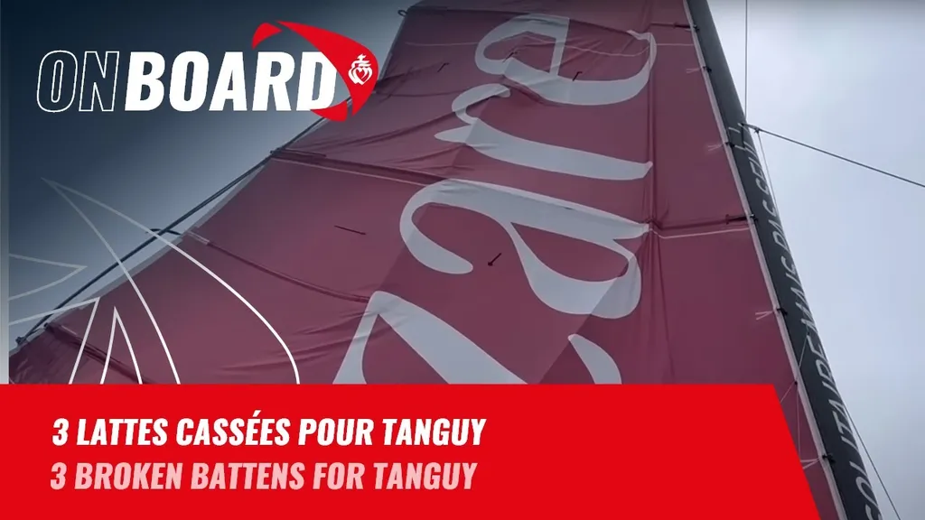 3 lattes cassées pour Tanguy Le Turquais | Vendée Globe 2024