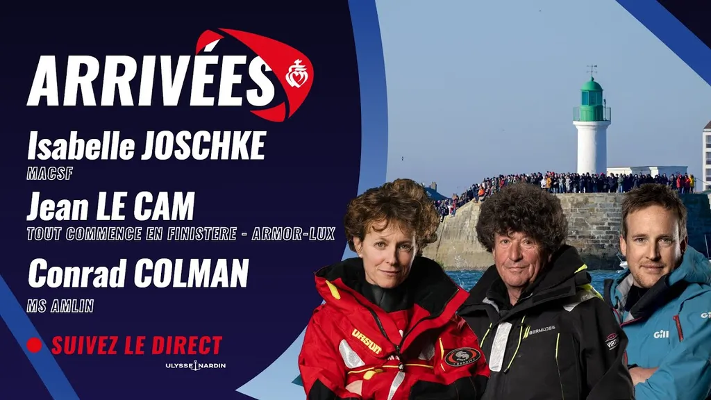 Arrivée d'Isabelle Joschke, 19e du Vendée Globe 2024