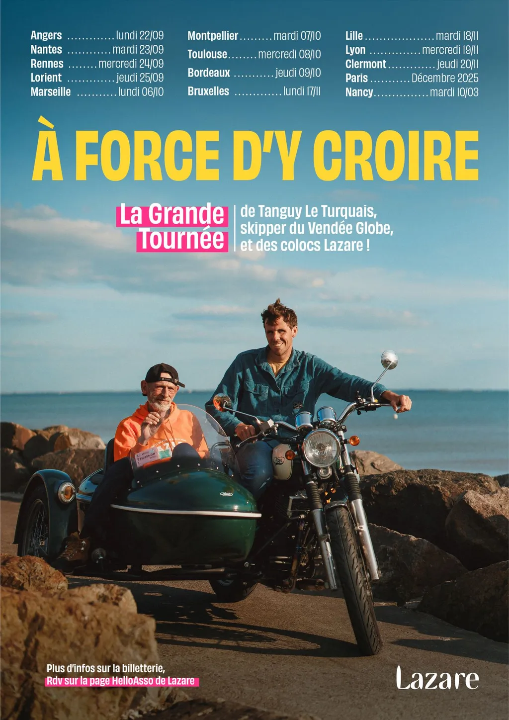 Affiche cinéma à force d'y croire