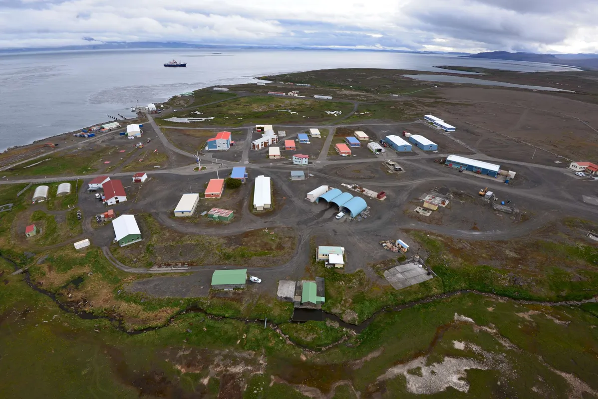 Station de Port-aux-Français à Kerguelen