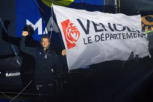 Charlie Dalin, vainqueur de la New York Vendée - Les Sables d'Olonne