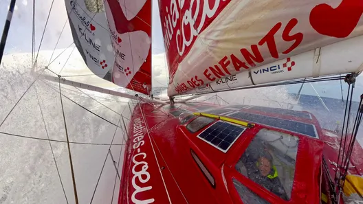 RACE, NOVEMBER 13, 2024 : Photo sent from the boat Initiatives-Coeur during the Vendee Globe sailing race on November 13, 2024. (Photo by skipper Sam Davies)