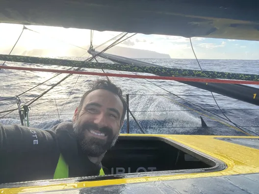 RACE, NOVEMBER 14, 2024 : Photo sent from the boat Hublot during the Vendee Globe sailing race on November 14, 2024. (Photo by skipper Alan Roura)