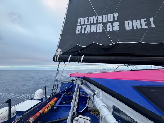 RACE, NOVEMBER 16, 2024 : Photo sent from the boat STAND AS ONE during the Vendee Globe sailing race on November 16, 2024. (Photo by skipper Eric Bellion)