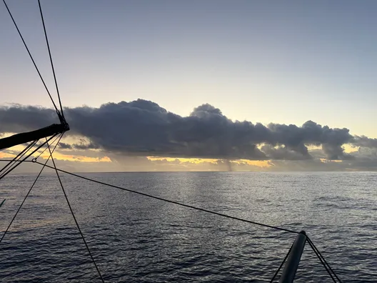 LE 16 NOVEMBRE 2024 : Photo envoyée depuis le bateau GUYOT Environnement - Water Family lors de la course à la voile du Vendée Globe le 16 novembre 2024. (Photo du skipper Benjamin Dutreux)