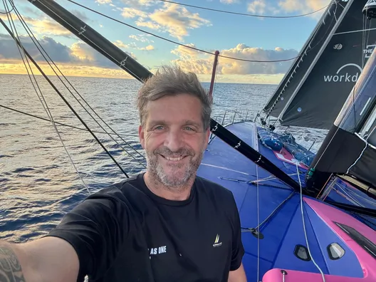 RACE, NOVEMBER 19, 2024 : Photo sent from the boat STAND AS ONE - Altavia during the Vendee Globe sailing race on November 19, 2024. (Photo by skipper Eric Bellion)