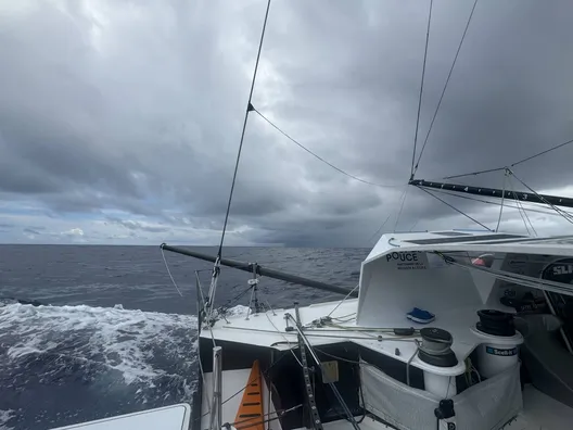 RACE, NOVEMBER 21, 2024 : Photo sent from the boat Coup de Pouce during the Vendee Globe sailing race on November 21, 2024. (Photo by skipper Manuel Cousin)