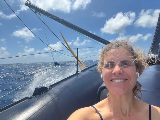 COURSE, 21 NOVEMBRE 2024 : Photo envoyée depuis le bateau L'Occitane en Provence lors de la course à la voile du Vendée Globe le 21 novembre 2024. (Photo de la skipper Clarisse Crémer)