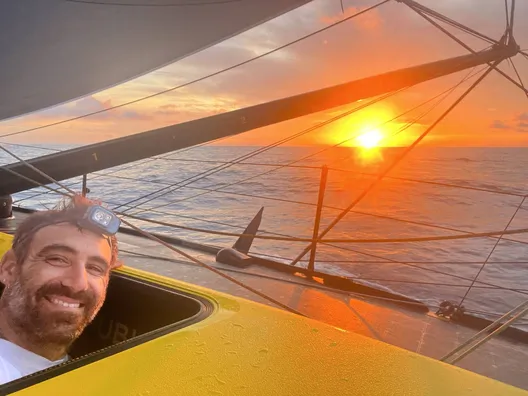 RACE, NOVEMBER 21, 2024 : Photo sent from the boat Hublot during the Vendee Globe sailing race on November 21, 2024. (Photo by skipper Alan Roura)