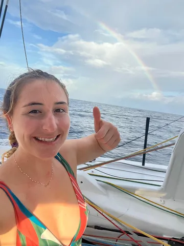 22 NOVEMBRE 2024 : Photo envoyée depuis le bateau DeVenir lors de la course à la voile du Vendée Globe le 22 novembre 2024. (Photo du skipper Violette Dorange)