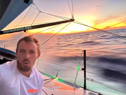 22 NOVEMBRE 2024 : Photo envoyée depuis le bateau VULNERABLE du skipper Thomas Ruyant (FRA) lors de la course à la voile du Vendée Globe le 22 novembre 2024. (Photo du skipper Thomas Ruyant)