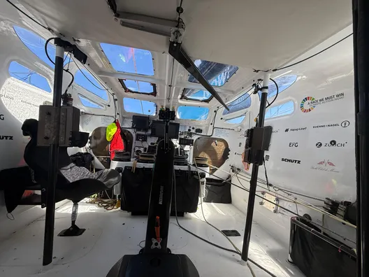 25 NOVEMBRE 2024 : Photo envoyée depuis le bateau Malizia - Seaexplorer lors de la course à la voile du Vendée Globe le 25 novembre 2024. (Photo du skipper Boris Herrmann)