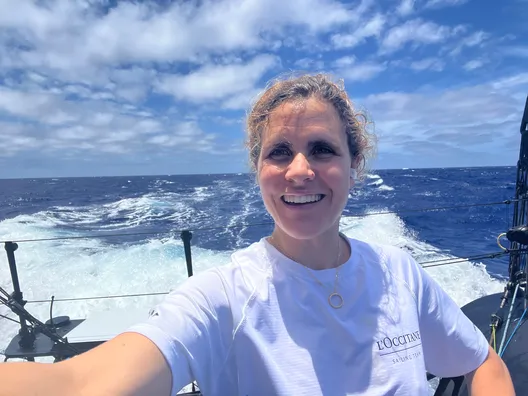 RACE, NOVEMBER 25, 2024 : Photo sent from the boat L’Occitane en Provence during the Vendee Globe sailing race on November 25, 2024. (Photo by skipper Clarisse Crémer)