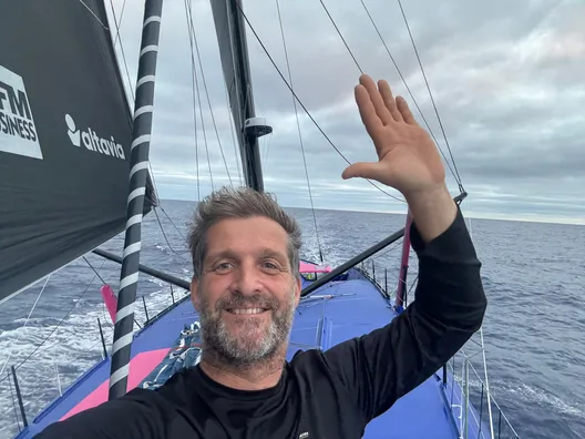 RACE, NOVEMBER 26, 2024 : Photo sent from the boat STAND AS ONE - Altavia during the Vendee Globe sailing race on November 26, 2024. (Photo by skipper Eric Bellion)