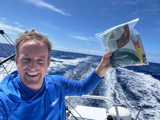 28 NOVEMBRE 2024 : Photo envoyée depuis le bateau MS Amlin lors de la course à la voile du Vendée Globe le 28 novembre 2024. (Photo du skipper Conrad Colman)