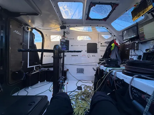 28 NOVEMBRE 2024 : Photo envoyée depuis le bateau Malizia - Seaexplorer lors de la course à la voile du Vendée Globe le 28 novembre 2024. (Photo du skipper Boris Herrmann)