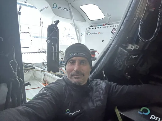 RACE, DECEMBER 01, 2024 : Photo sent from the boat Prysmian during the Vendee Globe sailing race on December 01, 2024. (Photo by skipper Giancarlo Pedote)