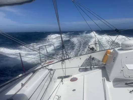 COURSE, 02 DÉCEMBRE 2024 : Photo envoyée depuis le bateau Fives Group - Lantana Environnement lors de la course à la voile du Vendée Globe le 02 décembre 2024. (Photo du skipper Louis Duc)