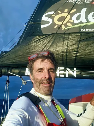 RACE, DECEMBER 02, 2024 : Photo sent from the boat D’Ieteren Group during the Vendee Globe sailing race on December 02, 2024. (Photo by skipper Denis Van Weynbergh)