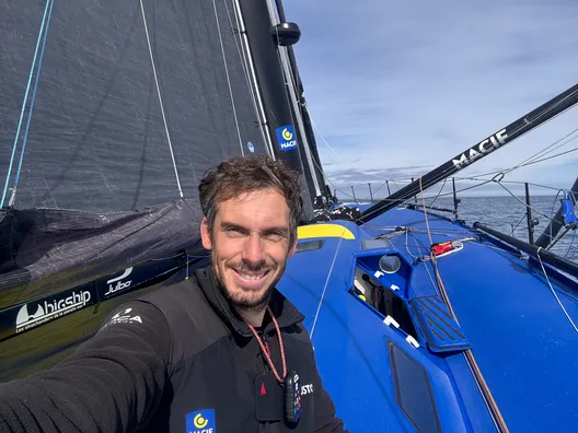 RACE, DECEMBER 03, 2024 : Photo sent from the boat MACIF Santé Prévoyance during the Vendee Globe sailing race on December 03, 2024. (Photo by skipper Charlie Dalin)