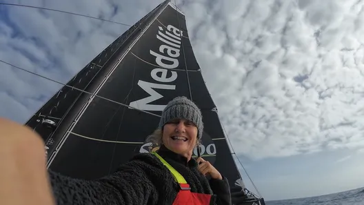 RACE, DECEMBER 07, 2024 : Photo sent from the boat Medallia during the Vendee Globe sailing race on December 07, 2024. (Photo by skipper Pip Hare)