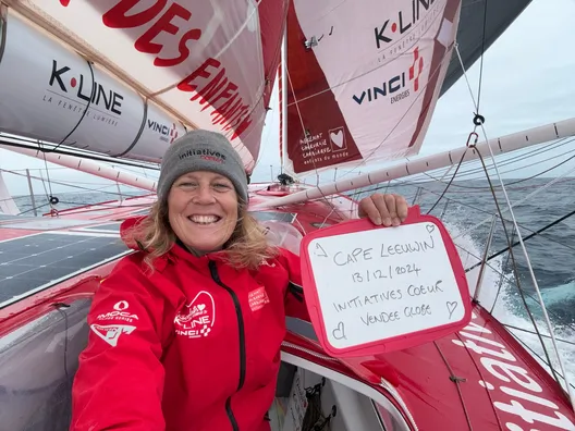 RACE, DECEMBER 13, 2024 : Photo sent from the boat Initiatives-Coeur during the Vendee Globe sailing race on December 13, 2024. (Photo by skipper Sam Davies)
Cape Leeuwin