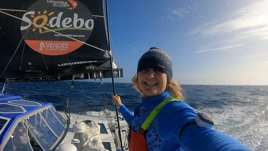 RACE, DECEMBER 14, 2024 : Photo sent from the boat Medallia during the Vendee Globe sailing race on December 14, 2024. (Photo by skipper Pip Hare)