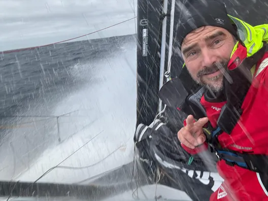 COURSE, 20 DÉCEMBRE 2024 : Photo envoyée depuis le bateau Malizia - Seaexplorer lors de la course à la voile du Vendée Globe le 20 décembre 2024. (Photo du skipper Boris Herrmann)