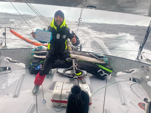 20 DÉCEMBRE 2024 : Photo envoyée depuis le bateau Freelance.com lors de la course à la voile du Vendée Globe le 20 décembre 2024. (Photo du skipper Guirec Soudée) Cap Leeuwin