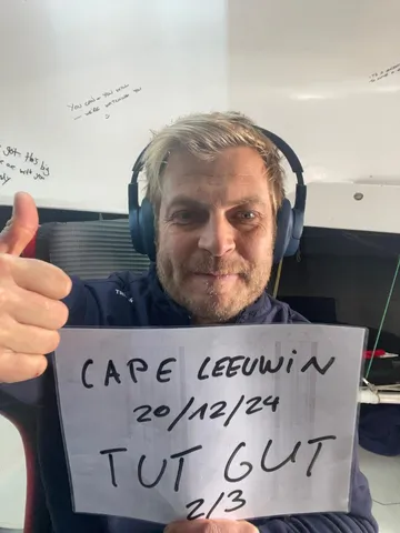RACE, DECEMBER 21, 2024 : Photo sent from the boat Tut Gut. Sailing during the Vendee Globe sailing race on December 21, 2024. (Photo by skipper Oliver Heer)
Cape Leeuwin