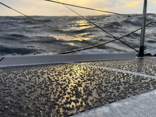 COURSE, 22 DÉCEMBRE 2024 : Photo envoyée depuis le bateau Malizia - Seaexplorer lors de la course à la voile du Vendée Globe le 22 décembre 2024. (Photo du skipper Boris Herrmann)