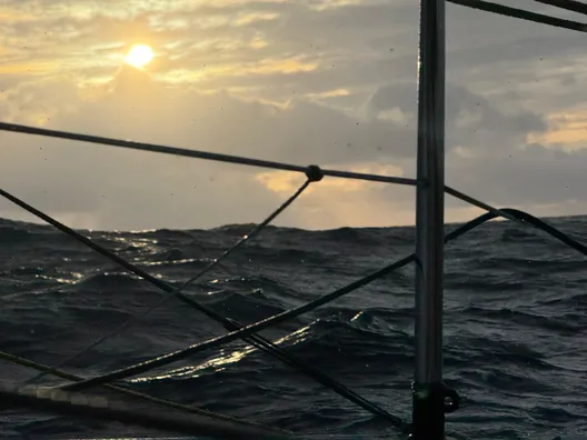 COURSE, 22 DÉCEMBRE 2024 : Photo envoyée depuis le bateau Malizia - Seaexplorer lors de la course à la voile du Vendée Globe le 22 décembre 2024. (Photo du skipper Boris Herrmann)