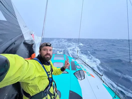 LE 28 DÉCEMBRE 2024 : Photo envoyée depuis le bateau VULNERABLE SG lors de la course à la voile du Vendée Globe le 28 décembre 2024. (Photo du skipper Sam Goodchild)