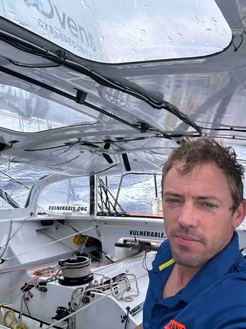 RACE, DECEMBER 04, 2024 : Photo sent from the boat VULNERABLE skipper Thomas Ruyant (FRA) during the Vendee Globe sailing race on December 04, 2024. (Photo by skipper Thomas Ruyant)
