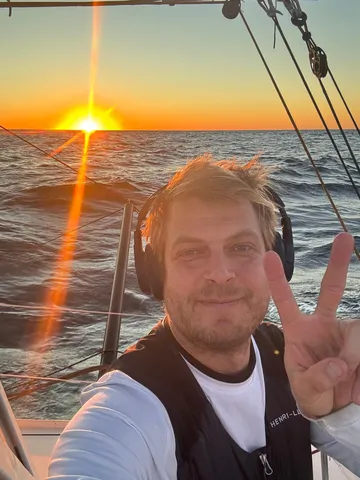RACE, JANUARY 18, 2025 : Photo sent from the boat Tut Gut. Sailing during the Vendee Globe sailing race on January 18, 2025. (Photo by skipper Oliver Heer)