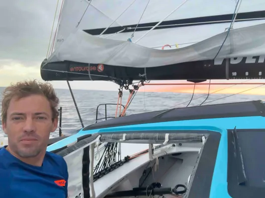 RACE, DECEMBER 18, 2024 : Photo sent from the boat VULNERABLE skipper Thomas Ruyant (FRA) during the Vendee Globe sailing race on December 18, 2024. (Photo by skipper Thomas Ruyant)
