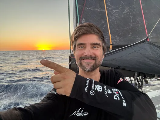 COURSE, 19 JANVIER 2025 : Photo envoyée depuis le bateau Malizia - Seaexplorer lors de la course à la voile du Vendée Globe le 19 janvier 2025. (Photo du skipper Boris Herrmann)