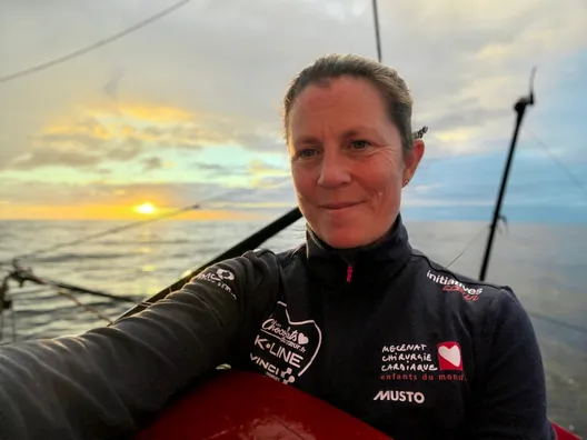 RACE, JANUARY 20, 2025 : Photo sent from the boat Initiatives-Coeur during the Vendee Globe sailing race on January 20, 2025. (Photo by skipper Sam Davies)