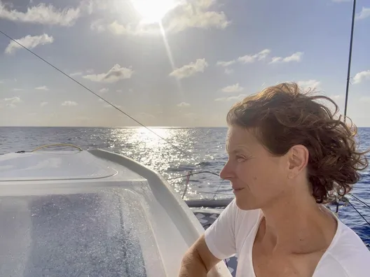 LE 20 DÉCEMBRE 2024 : Photo envoyée depuis le bateau MACSF lors de la course à la voile du Vendée Globe le 20 décembre 2024. (Photo du skipper Isabelle Joschke)