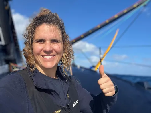 COURSE, 23 JANVIER 2025 : Photo envoyée depuis le bateau L'Occitane en Provence lors de la course à la voile du Vendée Globe le 23 janvier 2025. (Photo de la skipper Clarisse Crémer)