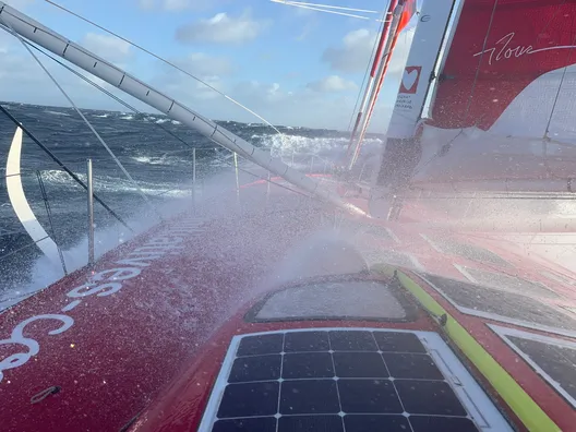 COURSE, 27 JANVIER 2025 : Photo envoyée depuis le bateau Initiatives-Coeur lors de la course à la voile du Vendée Globe le 27 janvier 2025. (Photo du skipper Sam Davies)
