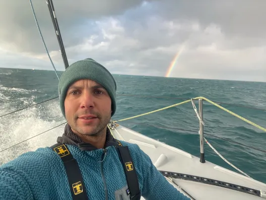 COURSE, 07 FÉVRIER 2025 : Photo envoyée depuis le bateau Freelance.com lors de la course à la voile du Vendée Globe le 07 février 2025. (Photo du skipper Guirec Soudée)