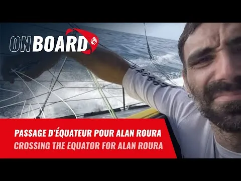 Passage d'équateur pour Alan Roura | Vendée Globe 2024