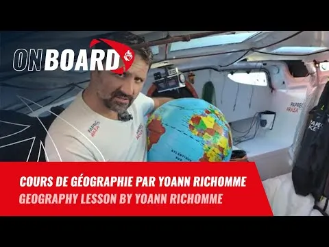 Cours de géographie par Yoann Richomme | Vendée Globe 2024