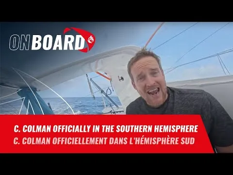 Conrad Colman officially in the southern hemisphere | Vendée Globe 2024