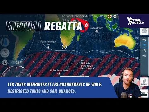 Les zones interdites et les changements de voile | Vendée Globe 2024