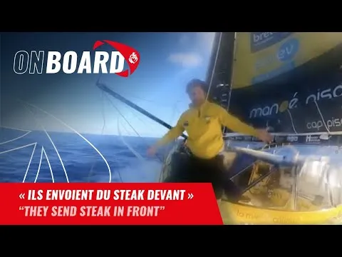 "Ils envoient du steak devant" d'après Arnaud Boissières | Vendée Globe 2024